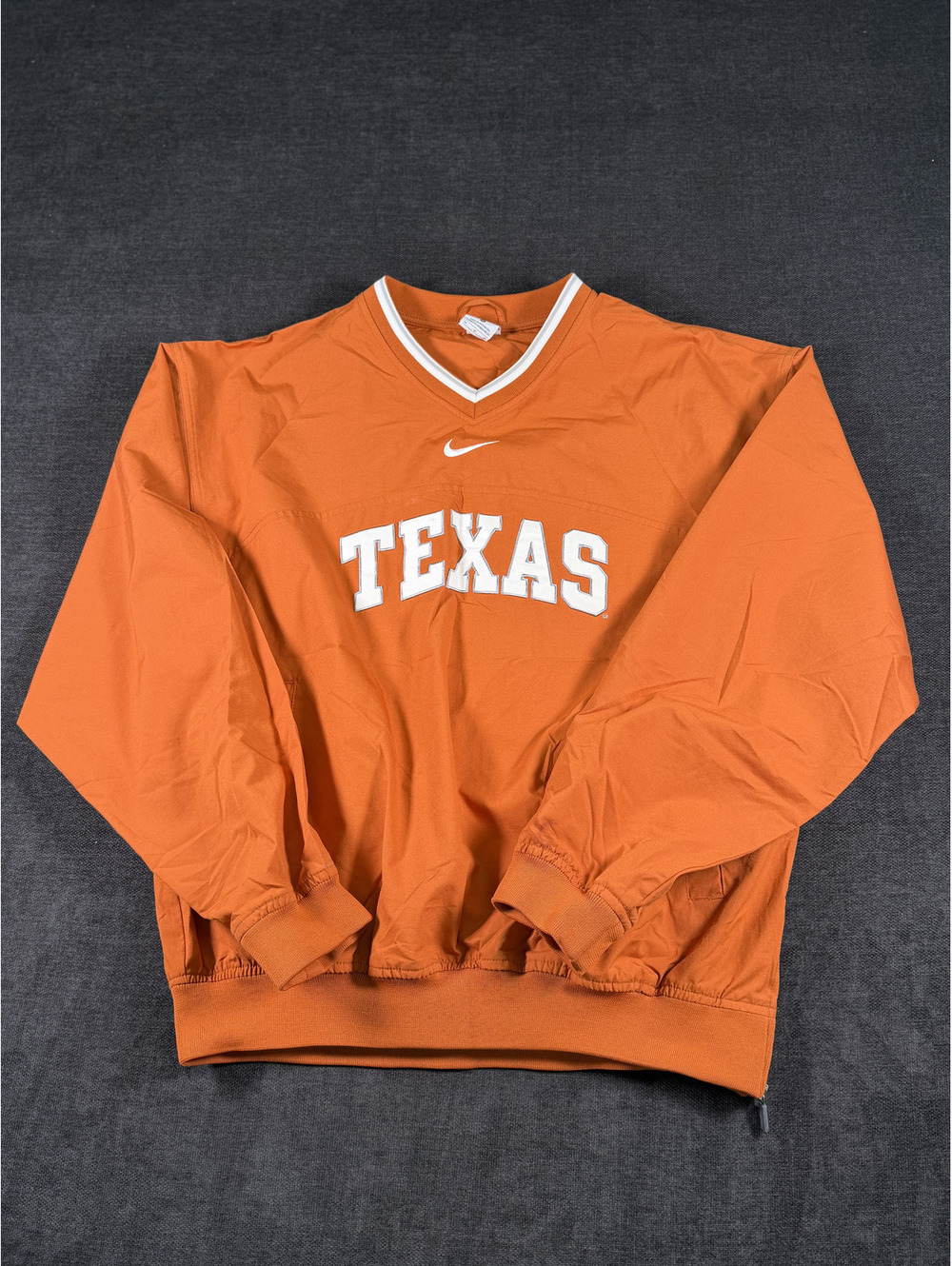Nike Texas Pullover Sweatshirt Medium Orange